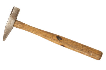 vintage used metal working hammer