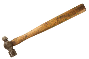 Vintage used ball peen hammer