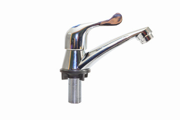 Tap on white background