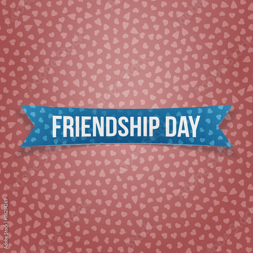 "Friendship Day blue paper Ribbon" Stock image and royalty ...