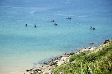 Fototapeta na wymiar the rocky coast of the South China sea