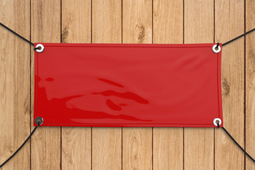 red vinyl banner 