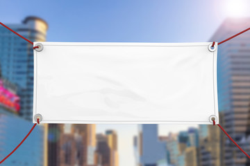 blank vinyl banner
