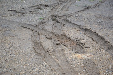 dirt road in country Thailand