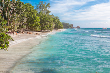 plage d'anse Sévère, la Digue, Seychelles