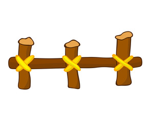 Wooden fence
