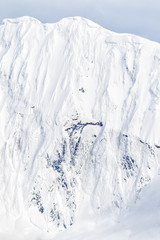 Antarctica glacier and sea