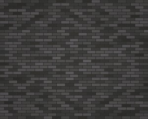 3D rendering black and gray brick wall