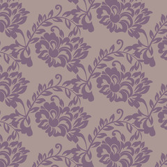 Abstract floral ornament pattern. Vector