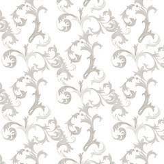 Vector Vintage Spring floral damask pattern element background. Luxury Classic Damask ornament, royal Victorian texture for wallpapers, textile, fabric. ornament