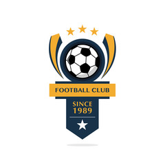 Naklejka premium Soccer Football Badge,vector illustration