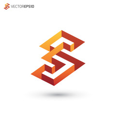 Abstract Building Architectural Letter S Logo