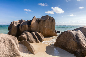 Seychelles, Island of La Digue, Anse Source d'argent