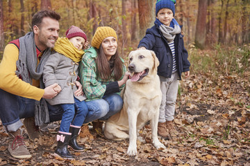 Family loves spending time outside .