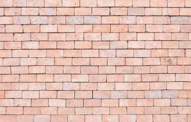 Fototapeta premium Closeup surface brick pattern at old brown stone brick wall texture background
