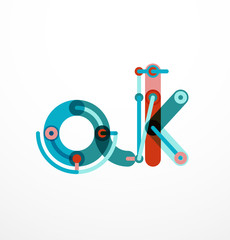 Fototapeta premium Vector letter logo