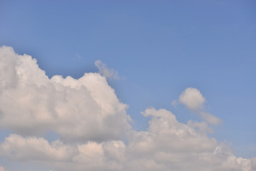 Blue sky and clouds