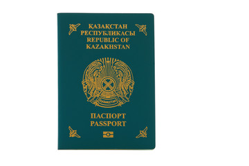 Fototapeta premium Kazakh passport for international travel