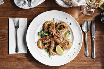 Served with fresh crab