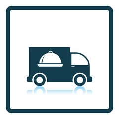 Delivering car icon