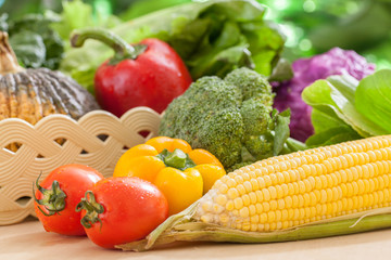 Colorful vegetables