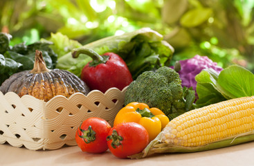 Colorful vegetables