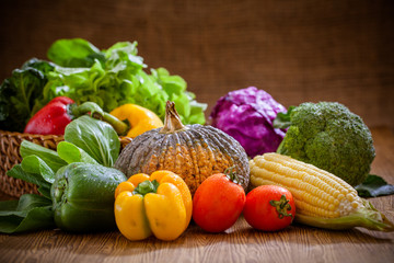 Colorful vegetables