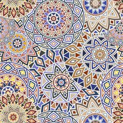 Materiał do szycia Seamless mandala pattern