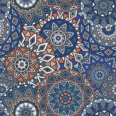 Materiał do szycia Seamless mandala pattern