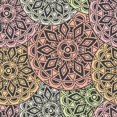 Seamless mandala pattern