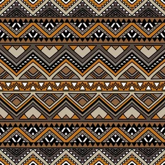 Gordijnen Naadloos Azteeks patroon © wpadington