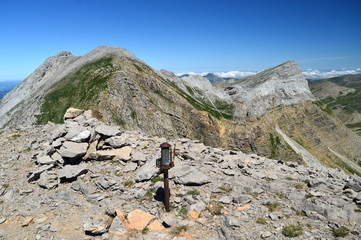 Fototapeta premium Peña Forca y Rincón de Alano desde Lenito - 1