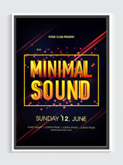 Musical Party Flyer or Banner.