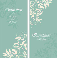 High quality wedding invintation or party invinatation card