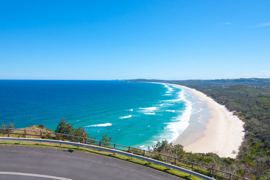 Byron bay beach is the state of New South Wales, Australia.