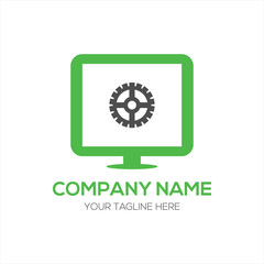 Computer & Internet logo vector