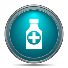 Pills bottle  icon