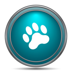 Obraz premium Paw print icon