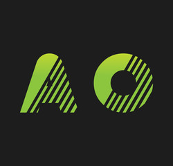 ao initial green with strip