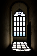 Fototapeta premium Black window