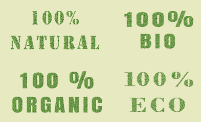 Ecology nature design.