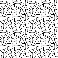 Abstract geometry black and white hipster fashion pillow pattern