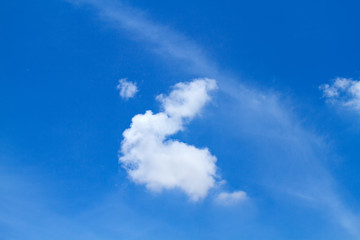 beautiful cloud and blue sky background