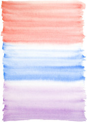 Light watercolor background in red, blue and purple colors