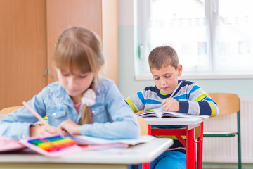 Children of the school bench