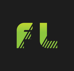 fl initial green with strip