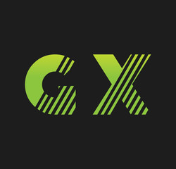 gx initial green with strip