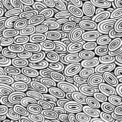 decorative doodles seamless pattern