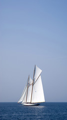 Sailboat on sea