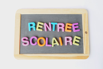 rentrée scolaire ardoise